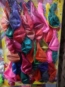 Balon Tiup Metalik Papan