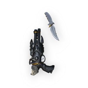 Senapan +pisau M16
