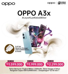 Hp oppo A3x 4/64 new