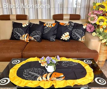 Set Sofa Rampel - BLACK MONSTERA