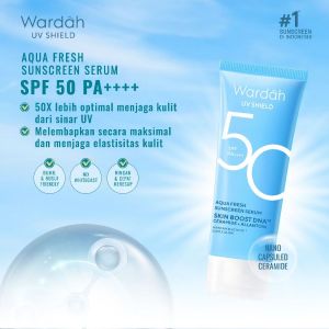 Wardah UV Shield sun serum Aqua fresh spf50