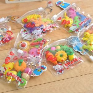 Penghapus set 4pcs motif buah