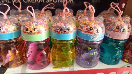 Slime jelly botol mutiara