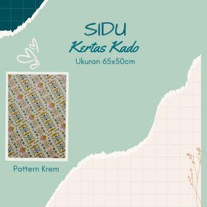 Kertas Kado SIDU - PATTERN KREM