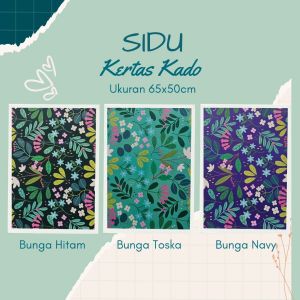 Kertas Kado SIDU - BUNGA TOSKA