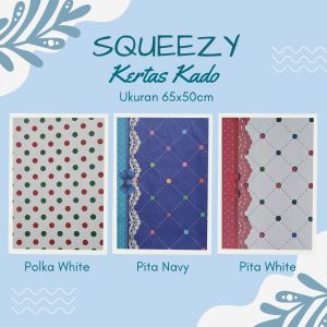 Kertas Kado SQUEEZY - PITA NAVY
