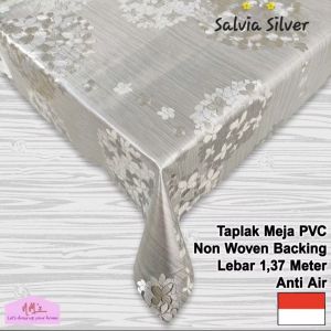 Taplak Meja Premium 137x200 - SALVIA SILVER