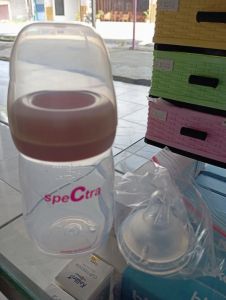 Botol Spectra Pink + Nipple Spectra @1pcs