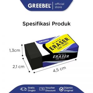 Penghapus Greebel hitam