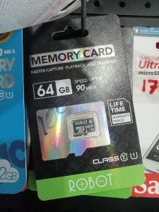 ROBOT TF CARD 64G BLACK
