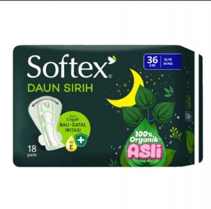 Softex daun sirih 36cm 18pd