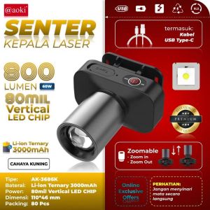 Senter laser kepala