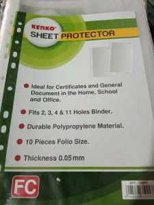 Sheet protector kenko folio