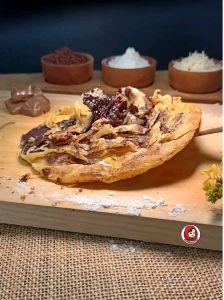 Roti maryam coklat meleleh 