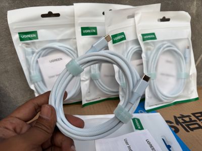 KD UGREEN C to C 100w Nylon 2m silver&green (GA)