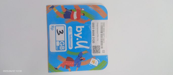Kartu data tsel BYU 3gb 