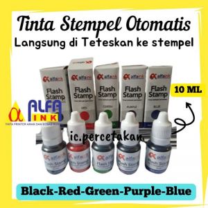 tinta stempel flash alfa ink blue