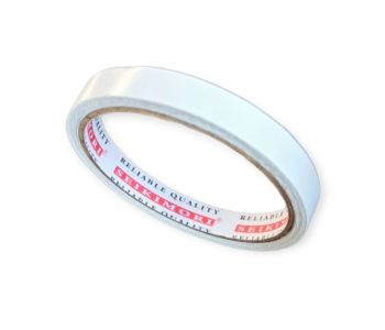Dobel tape putih kecil tipis