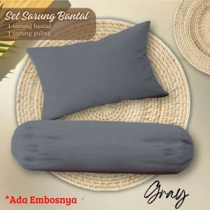Sarung Bantal Set - GRAY GREY