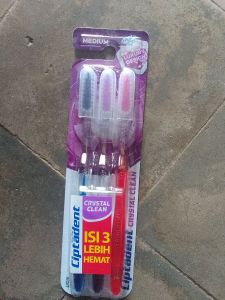 Sikat Gigi Ciptadent Crystal Clean isi 3