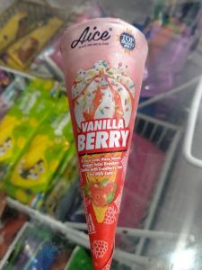 Aice vanilla berry cone