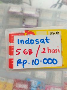 Indosat 5gb/2hari 