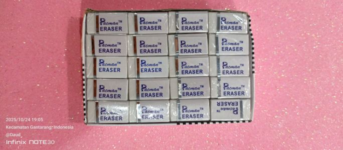 Penghapus pensil eraser putih