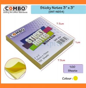 Sticky note combo 3 x 3 inch