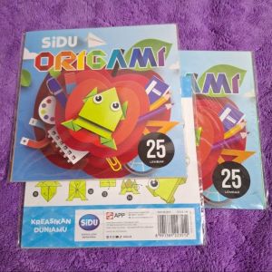 Kertas lipat Origami sidu 12 x 12