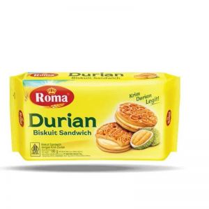 Roma Durian Biskuit Sandwich 186g