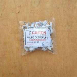 Klem kabel gloten 12mm