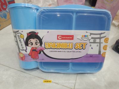 Kotak bekal set botol clio