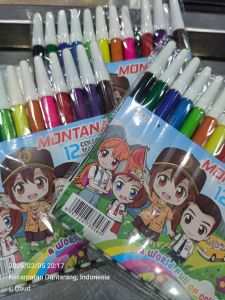 Spidol 12 warna montana 