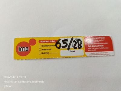 *Voc data im3 65gb 28hari