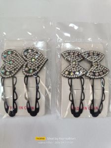 Jepit hitam bling-bling isi2