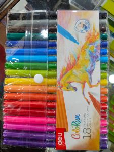 Deli spidol warna 18 colorun