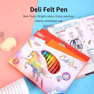 Spidol warna Deli 18 c100 10
