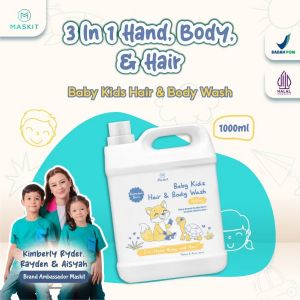 Maskit Kids Hair and Body Wash 1000 ml