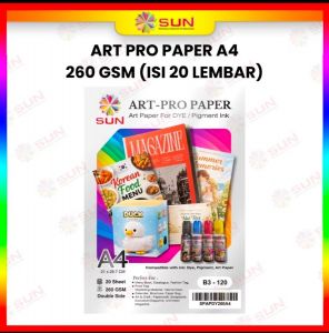 Kertas Art Pro Paper A4 260 gsm