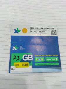 Kartu data XL 23gb 30hari