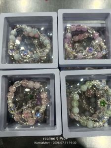 Gelang mutiara warna box