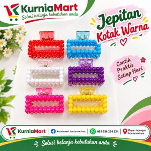 Jepitan kotak mutiara warna