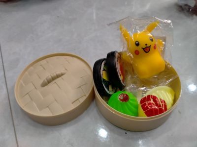Dumpling squishy pot isi