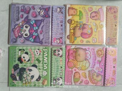 Buku stiker karakter isi 8pcs