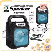 SPEAKER PORTABLE 668H FREE MIC KARAOKE