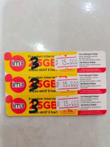 *VOC data IM3 3gb5hari