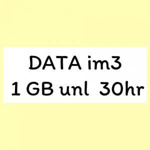 Data IM3 1gb Unli(1+4.5) 30hari