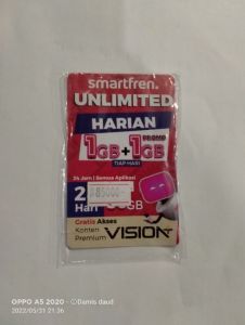 *VOC data smart super 2gb/hari