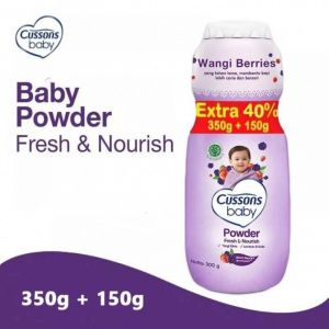 bedak cussons 300+100g ungu