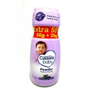bedak cussons 50+25g ungu